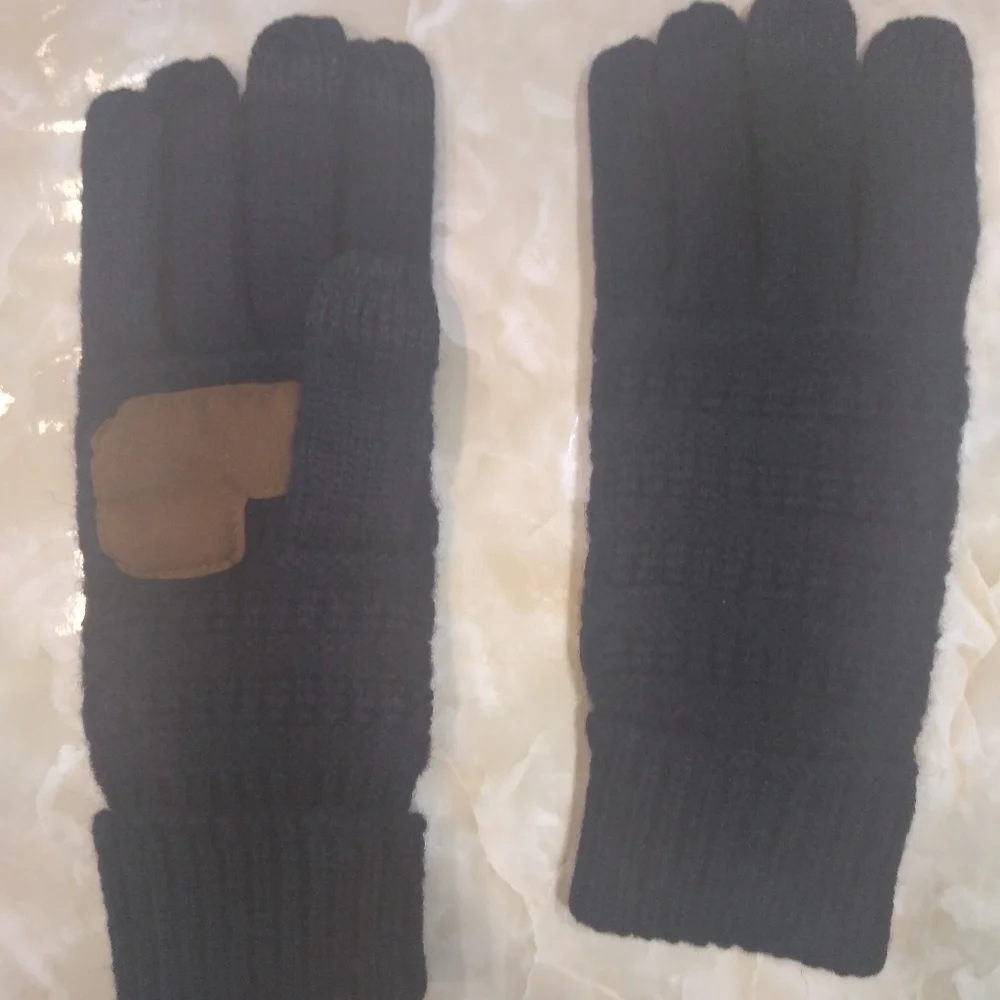 Touch Screen Gloves In Dark Blue